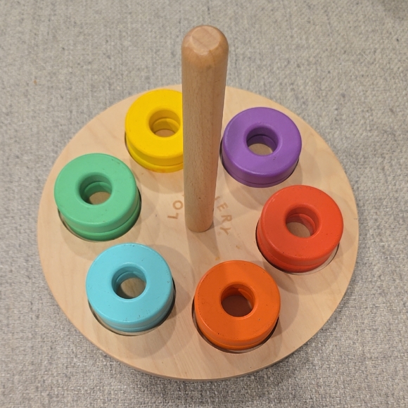 Lovevery Colorful Stacking Ring Toy - Picture 1 of 4